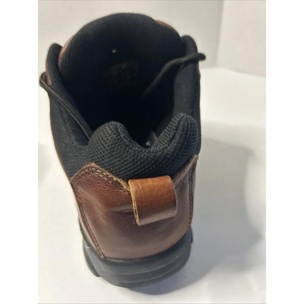 John Deere Leather Boots Lace up Oil Resist 11 M Florsheim Workgear 50726